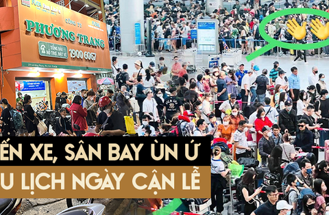 Ngày trước lễ 30⁄4 – 1⁄5: đông nghịt người kéo nhau ra bến xe, …