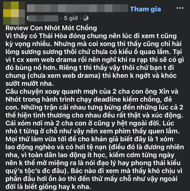 Khán giả review nóng Lật Mặt 6 - Con Nhót Mót Chồng: Khen Lý Hải lên trình, một nhân vật duyên không kém Thu Trang - Thái Hòa - Ảnh 6.