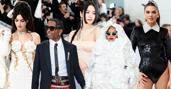 Met Gala 2023: Anne Hathaway xứng danh nữ thần, Rihanna đến muộn vẫn tạo spotlight, biệt đội …