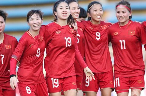 ĐT nữ Việt Nam nở hoa rực rỡ dưới cái nắng 40 độ ở SEA Games 32, hạ gục Myanmar với tỷ số 3-1