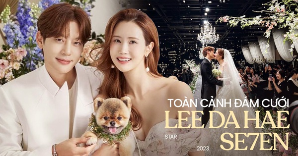 Toàn cảnh đám cưới Lee Da Hae – Se7en: Cô dâu bật khóc …