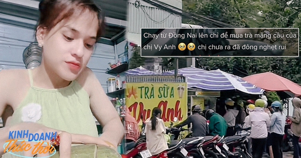 Hàng trà mãng cầu hot nhất hiện nay, mở cửa 3 – 4 tiếng bán hết hơn …