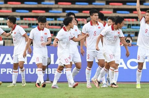 TRỰC TIẾP U22 Việt Nam 1 – 0 U22 Myanmar: Văn Tùng dự bị, Văn Trường đá chính