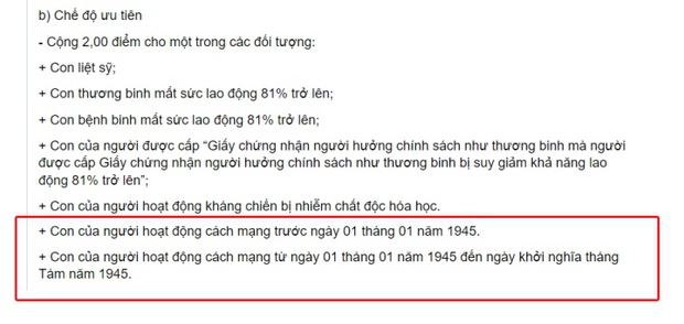 Xôn xao cộng điểm thi lớp 10 cho con của người hoạt động cách mạng trước 1945 - Ảnh 1.