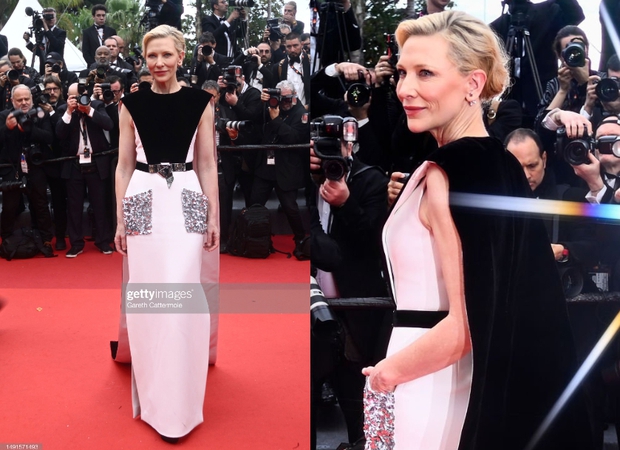 Thảm đỏ LHP Cannes 2023 ngày 4: Thang Duy đẹp tựa công chúa, Natalie Portman - Cate Blanchett nổi bật không kém cạnh - Ảnh 5.