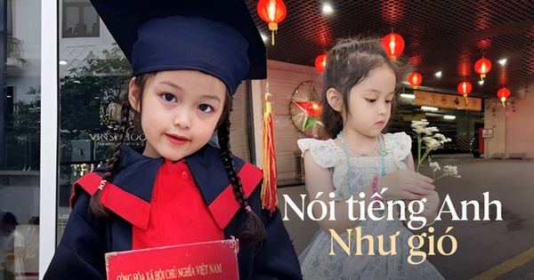 Bé gái “bắn” tiếng Anh như người bản xứ từ 15 tháng tuổi