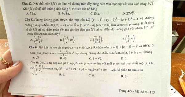 Lại thêm nghi vấn lọt đề Toán thi tốt nghiệp, Bộ GD&ĐT nói gì?