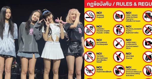 Quy định khi tham gia concert của BLACKPINK