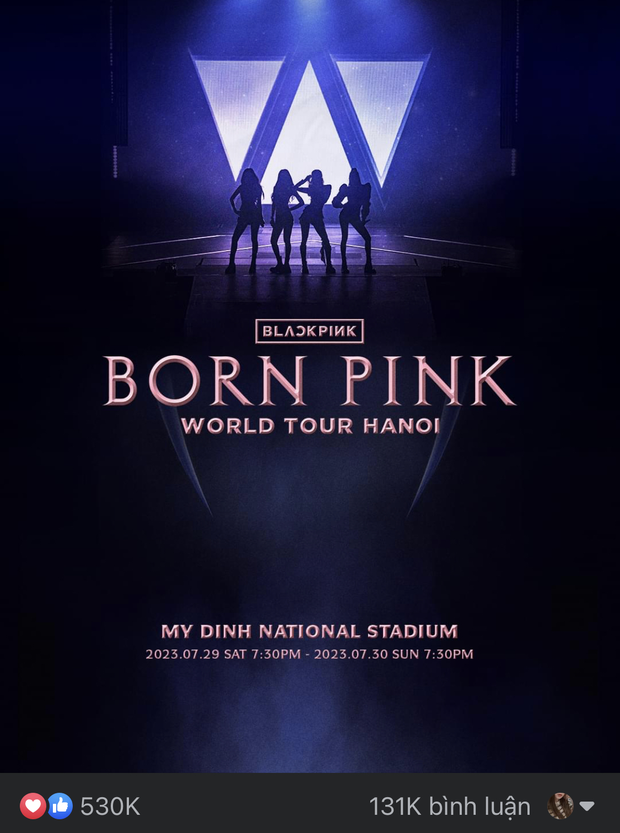 Fan Việt quá khủng: chủ đề Born Pink Hà Nội đạt Top 1 MXH Việt, tương tác trên poster BLACKPINK vượt mặt fan quốc tế! - Ảnh 3.