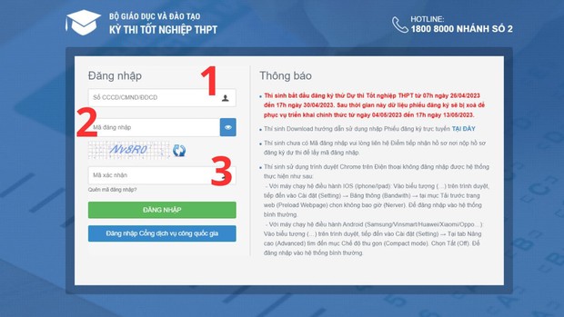Làm sao để tra số báo danh thi THPT quốc gia 2023? - Ảnh 1.