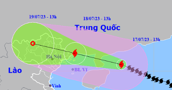 Bão số 1 tiến thẳng vào vịnh Bắc Bộ, hoàn lưu bão bao trùm …