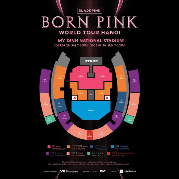 Concert BLACKPINK tại Việt Nam so với nước bạn: Giá vé cao, quyền lợi không bằng, vị trí sơ đồ nhiều bất cập - Ảnh 1.