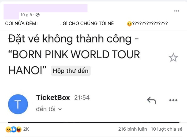 Concert BLACKPINK sau ngày đầu mở bán: Hỗn loạn “pass” vé, người nhận tin “sốc” nửa đêm - Ảnh 7.