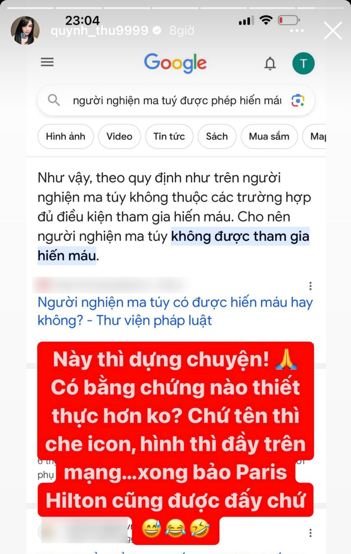 Động thái của Diệp Lâm Anh sau khi Quỳnh Thư lên tiếng về nghi vấn sử dụng chất kích thích - Ảnh 3.