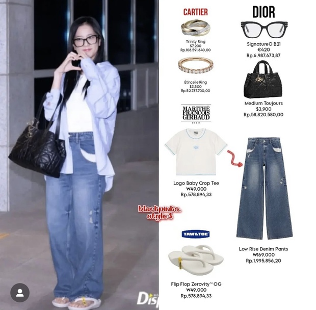 Bóc giá outfit BLACKPINK đến Việt Nam: Jisoo là “đại gia ngầm” với set đồ hơn 360 triệu, Rosé giản dị bất ngờ - Ảnh 2.