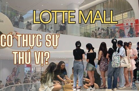 Đổ xô đến trung tâm thương mại Lotte Mall Hồ Tây, hàng loạt du …