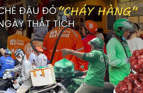 Tình hình các hàng chè đậu đỏ ngày Thất Tịch: giới …