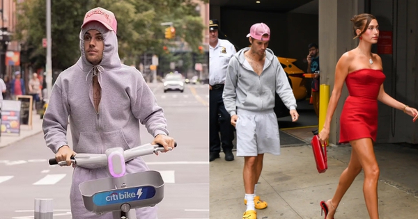 Justin Bieber tháp tùng Hailey đi sự kiện, diện mạo xuề xòa đối lập vợ