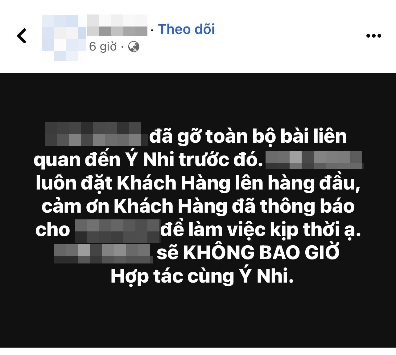 Hoa hậu Ý Nhi bị một nhãn hàng gỡ toàn bộ hình ảnh, tuyên bố không bao giờ hợp tác - Ảnh 2.