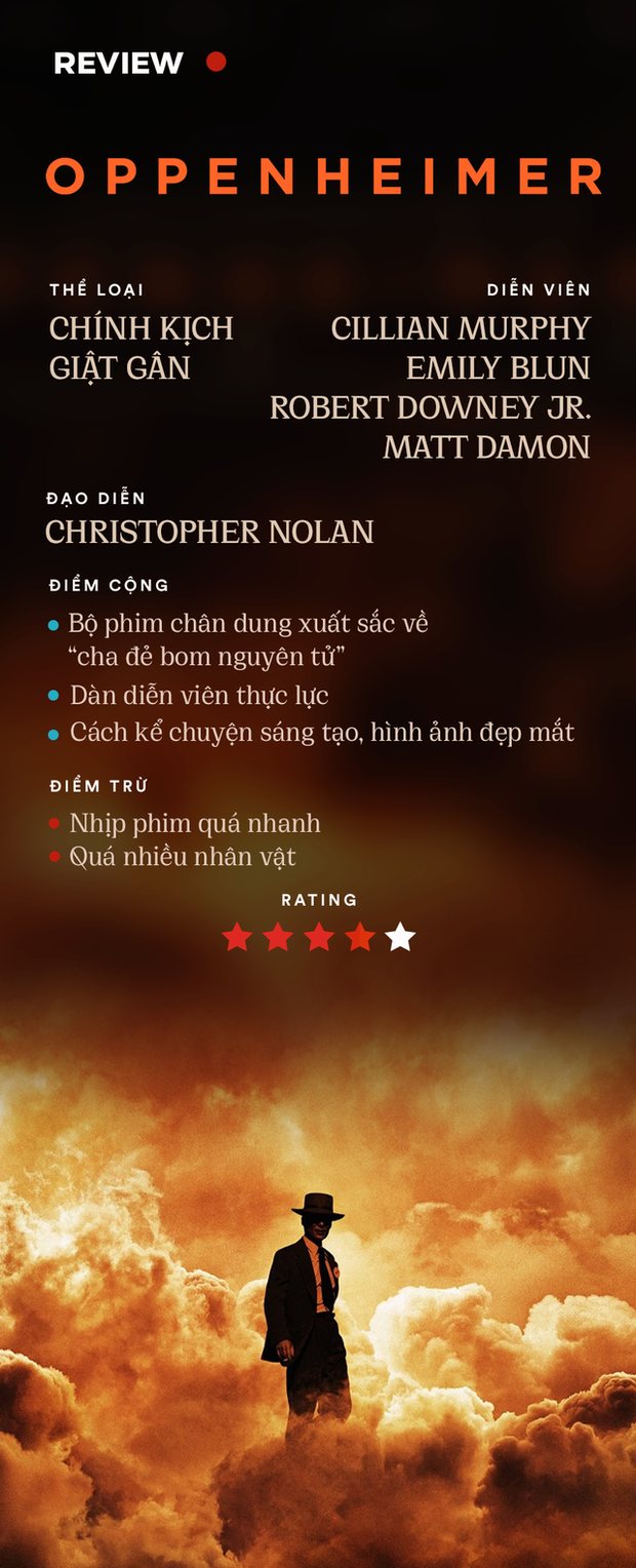 Oppenheimer: Bi kịch của cha đẻ bom nguyên tử và màn flexing điện ảnh đến từ Christopher Nolan - Ảnh 9.