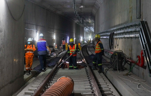 Hoàn thành hơn 99%, ga Trung tâm Bến Thành của tuyến Metro TP.HCM đẹp như mơ - Ảnh 17.