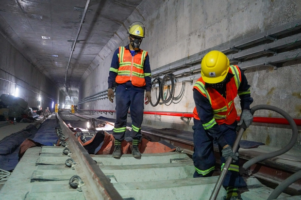 Hoàn thành hơn 99%, ga Trung tâm Bến Thành của tuyến Metro TP.HCM đẹp như mơ - Ảnh 16.