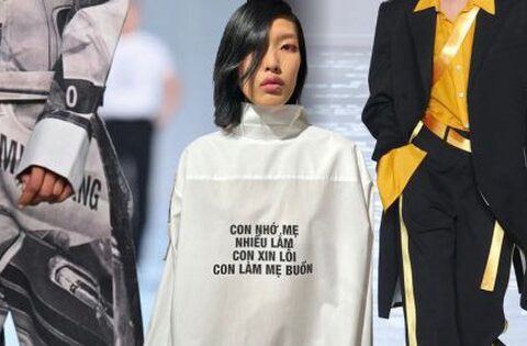 Peter Do đem thơ Việt vào BST của Helmut Lang tại New York Fashion Week!