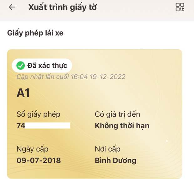 Hướng dẫn tích hợp giấy phép lái xe trên VNeID và cách xuất trình khi CSGT dừng xe kiểm tra - Ảnh 6.