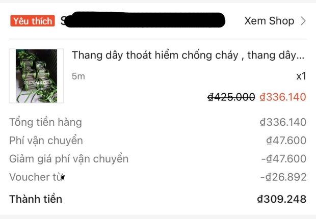 Thang dây thoát hiểm được người dân tìm mua online: Nơi tăng giá, nơi cháy hàng - Ảnh 8. Thang dây thoát hiểm được người dân tìm mua online: Nơi tăng giá, nơi cháy hàng - Ảnh 8.