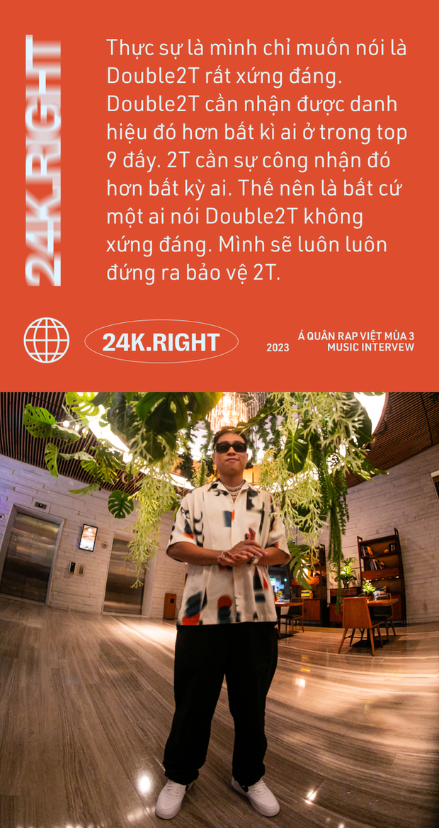 24k.Right: 3 năm trước không mua nổi 1 cái bánh mì, 3 năm sau bị đồn mua giải Rap Việt, vậy là thành công - Ảnh 6.