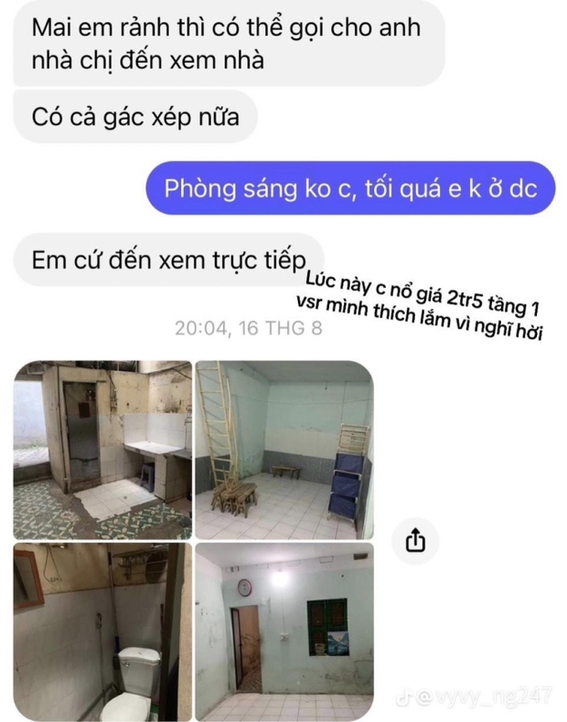 Nữ sinh hết hồn khi xem phòng trọ được hét giá 2,5 triệu cả gác xép, thực tế bên trong khiến khối người chạy mất dép! - Ảnh 1.