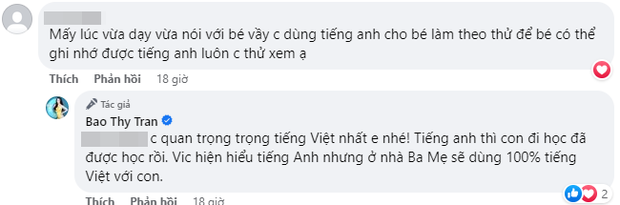 Bảo Thy tiết lộ ngôn ngữ chính sử dụng với con trai ở nhà, bật mí khả năng tiếng Anh của bé - Ảnh 1.