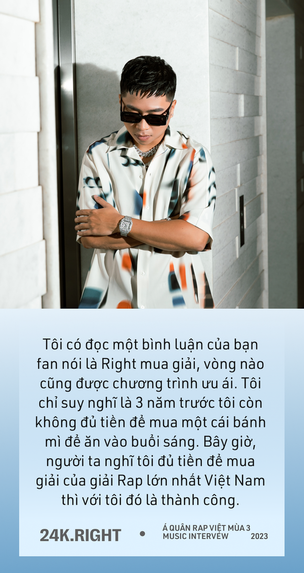 24k.Right: 3 năm trước không mua nổi 1 cái bánh mì, 3 năm sau bị đồn mua giải Rap Việt, vậy là thành công - Ảnh 13.