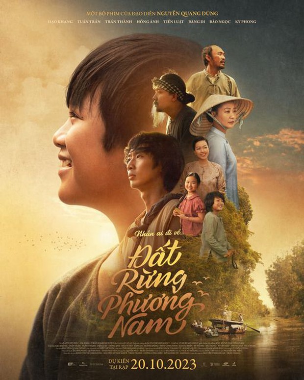 Trấn Thành cuối cùng cũng lộ mặt trên poster Đất Rừng Phương Nam, tạo hình lại bị chê giả vì 1 điều - Ảnh 1.