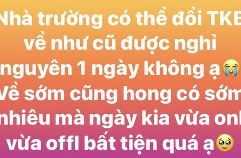 Hàng loạt trường học đổi thời khóa biểu, học sinh “kẻ khóc, người …