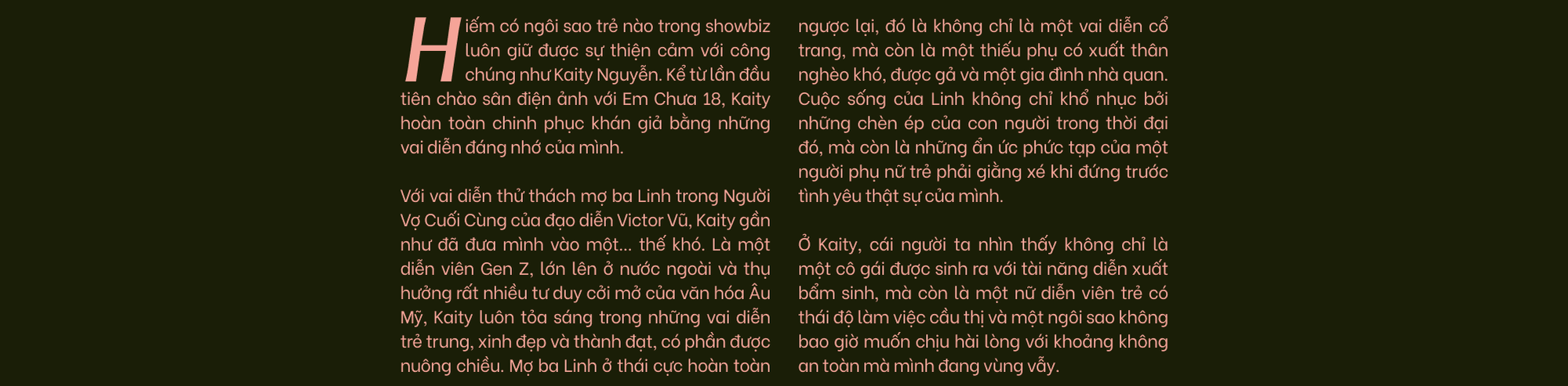 Kaity Nguyễn: Phụ nữ sẽ được chăm sóc nhiều hơn nếu biết chia sẻ sự yếu đuối - Ảnh 2.