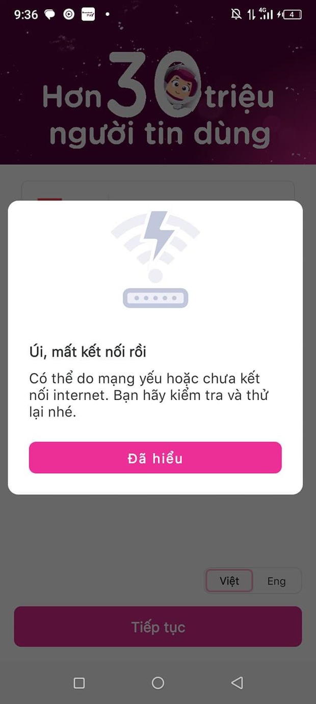 Ví điện tử MoMo gặp lỗi, tài khoản của nhiều người chỉ còn đúng số 0: Nguyên nhân bất ngờ! - Ảnh 1.