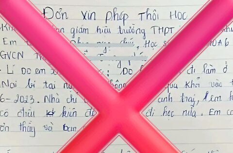 Sự thật lá đơn xin thôi học của nam sinh nhà nghèo, có cha …