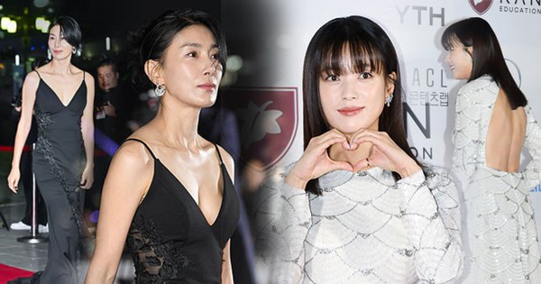 Thảm đỏ “Oscar Hàn Quốc” 2023: Han Hyo Joo khoe lưng trần so kè …