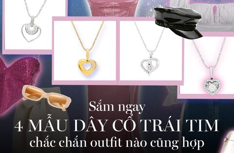 Sắm ngay 4 mẫu dây cổ trái tim này chắc chắn outfit nào cũng hợp