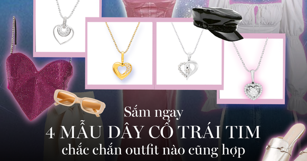 Sắm ngay 4 mẫu dây cổ trái tim này chắc chắn outfit nào cũng hợp