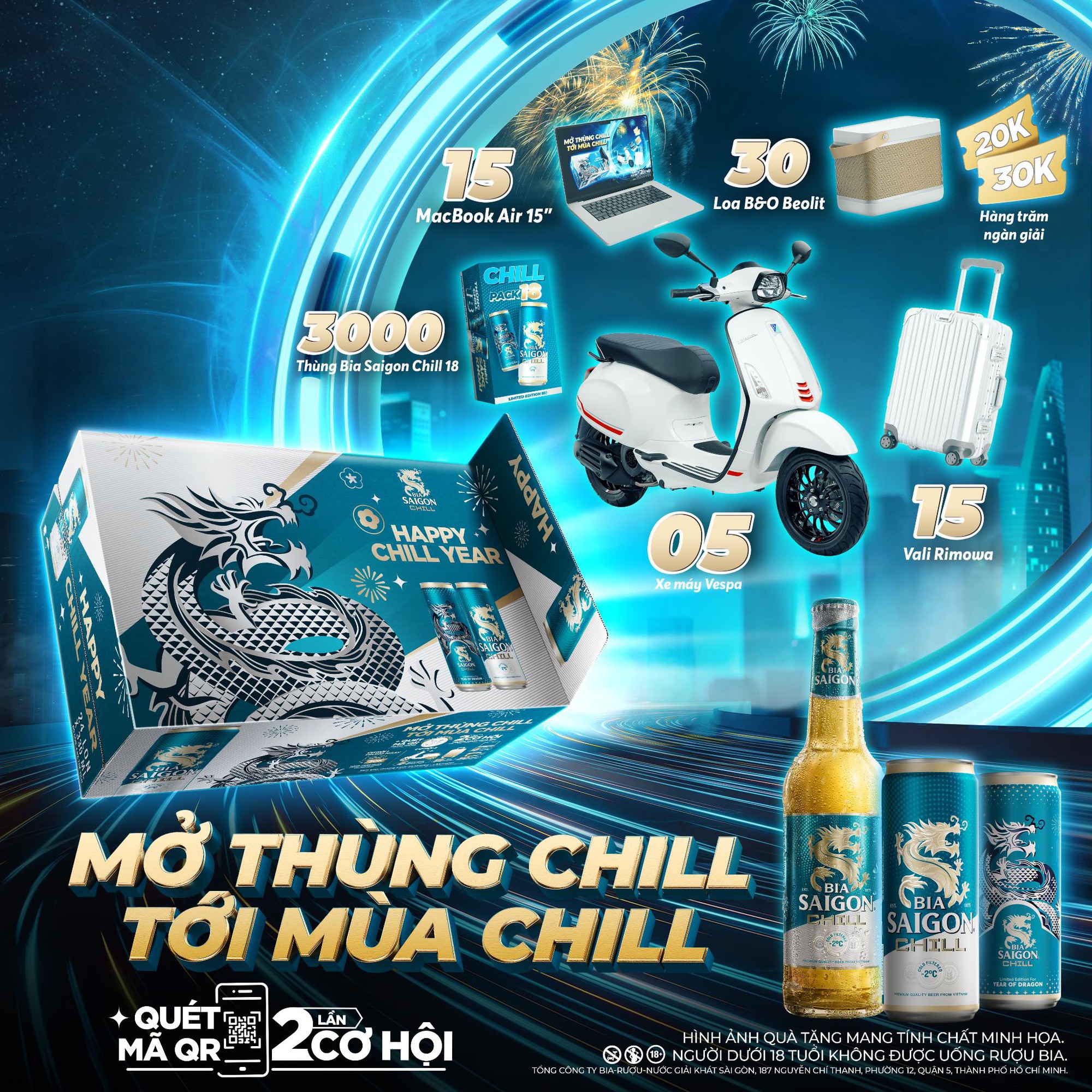 Bia Saigon Chill tung khuyến mãi lớn mùa lễ hội, bạn đã sẵn sàng đi săn? - Ảnh 1.