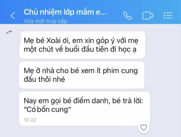 Bị gọi điểm danh, trẻ mầm non trả lời 3 chữ khiến cả lớp cười vỡ bụng: Cô giáo hốt hoảng nhắn ngay cho phụ huynh góp ý - Ảnh 1.