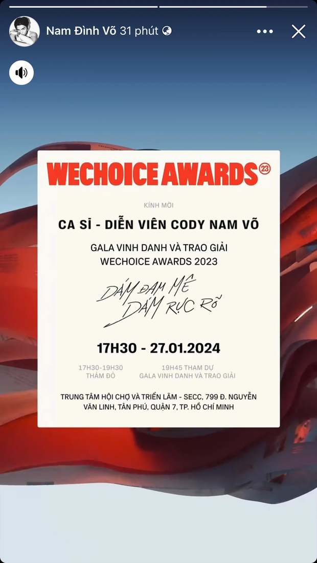 Dàn sao Việt rần rần trước thềm WeChoice Awards 2023: Vợ chồng Trường Giang nôn nao đổ bộ, Thanh Hằng hào hứng khoe thiệp mời - Ảnh 6.