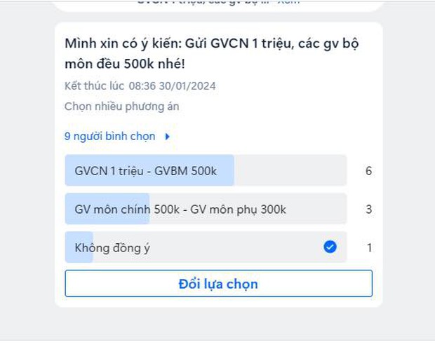 Bức xúc với yêu cầu trích quỹ lớp để lì xì Tết giáo viên, một phụ huynh gay gắt: Lần này, mình quyết làm đến cùng! - Ảnh 1.