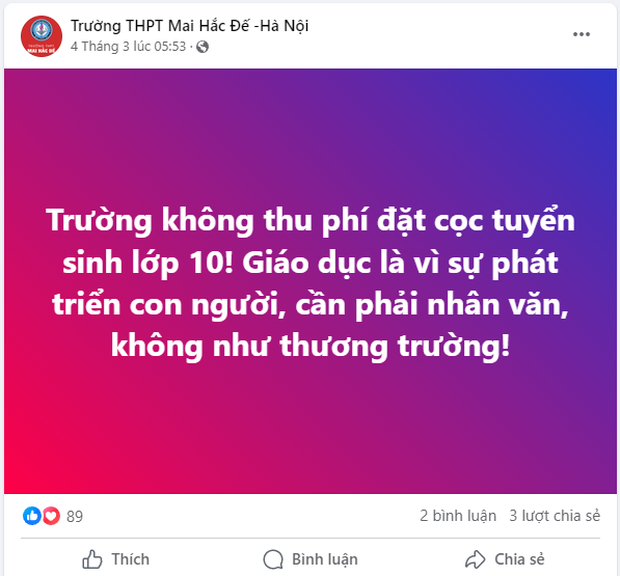 Nằm ở quận đông dân, ít trường công nhưng trường tư này quyết KHÔNG THU phí giữ chỗ, học phí 2,5 triệu đồng mỗi tháng - Ảnh 3.