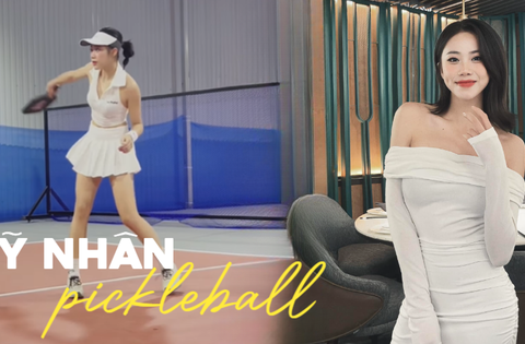 Mỹ nhân “đánh bằng cả tính mạng” khi lên sân pickleball là ai?