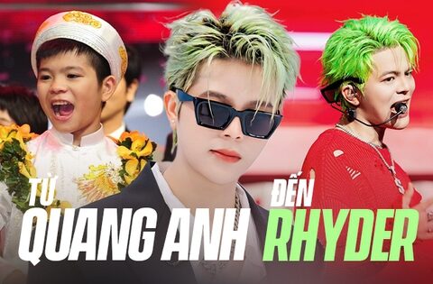 10 năm lận đận của Quang Anh The Voice Kids và cú lột xác thành Rhyder