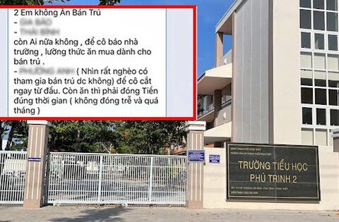 Cô giáo nói học sinh “nhìn rất nghèo”: Phòng GD chỉ đạo kiểm tra, nếu đúng sẽ cho thôi làm chủ nhiệm