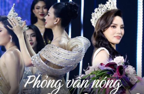 Phỏng vấn nóng Kỳ Duyên sau đăng quang: Lên tiếng nghi vấn được Miss Universe Vietnam ưu ái, nhắn gửi Minh Triệu đúng 1 câu